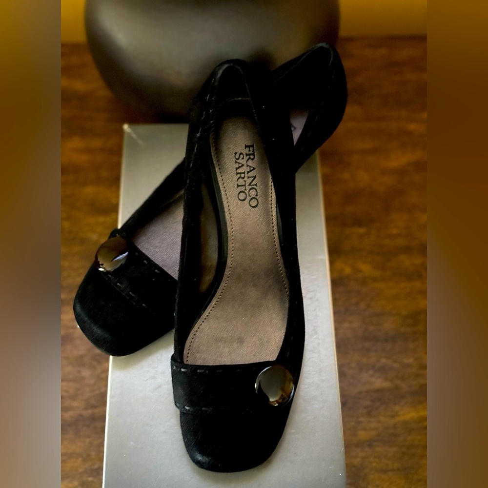 Brand new, black suede, Vince Camuto, women’s shoes!!!